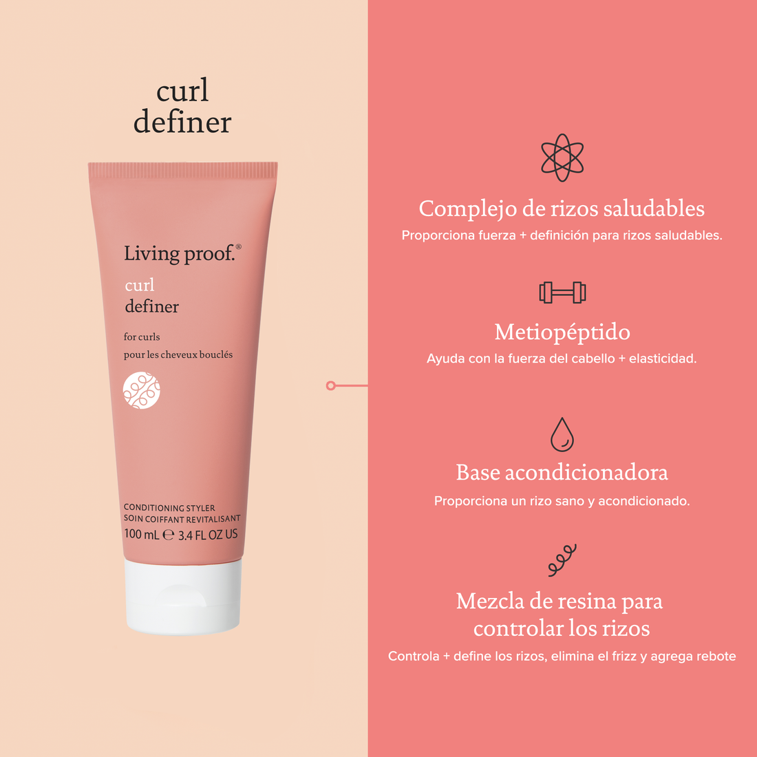 Curl Definer 100 ml - Crema de peinado acondicionadora