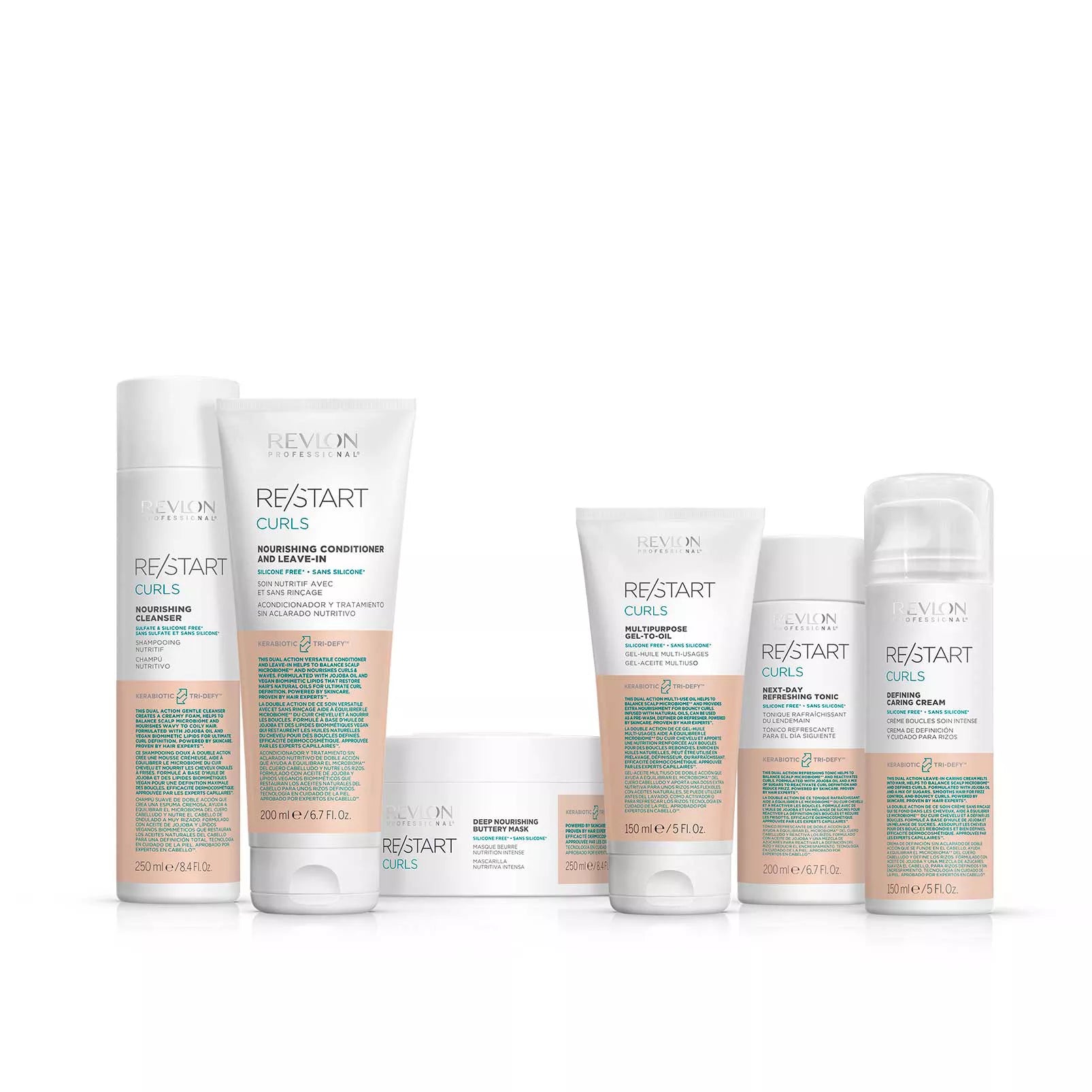 Re/Start Curls Defining Caring Cream. Crema Para Definición Rizos 150 ml