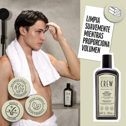 Set Boost Pre-Styler Shampoo + Boost Powder