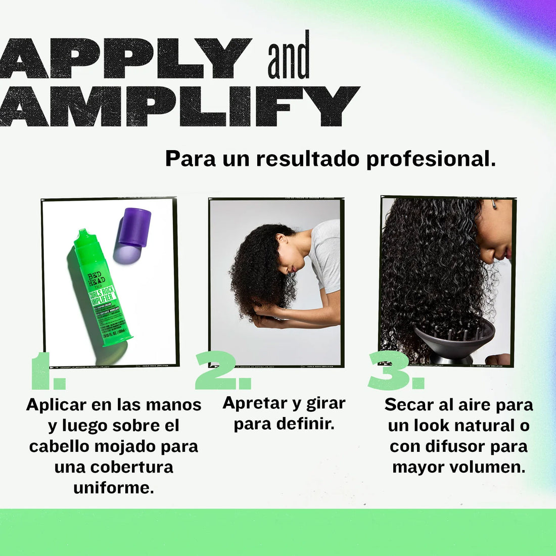 Curls Rock Amplifier Bed Head - Crema Rizos 50 ml