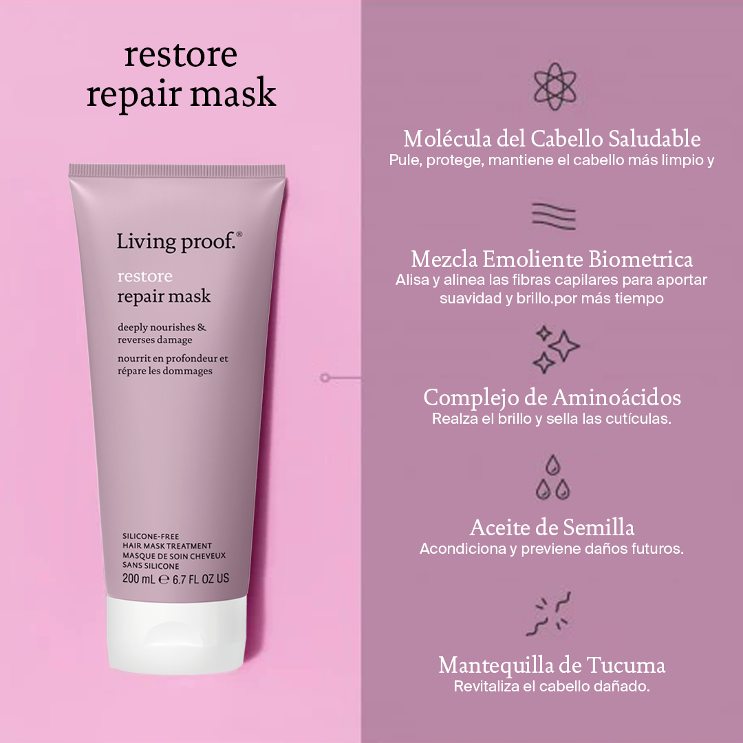 Set Shampoo y Mascara Restore - Living Proof