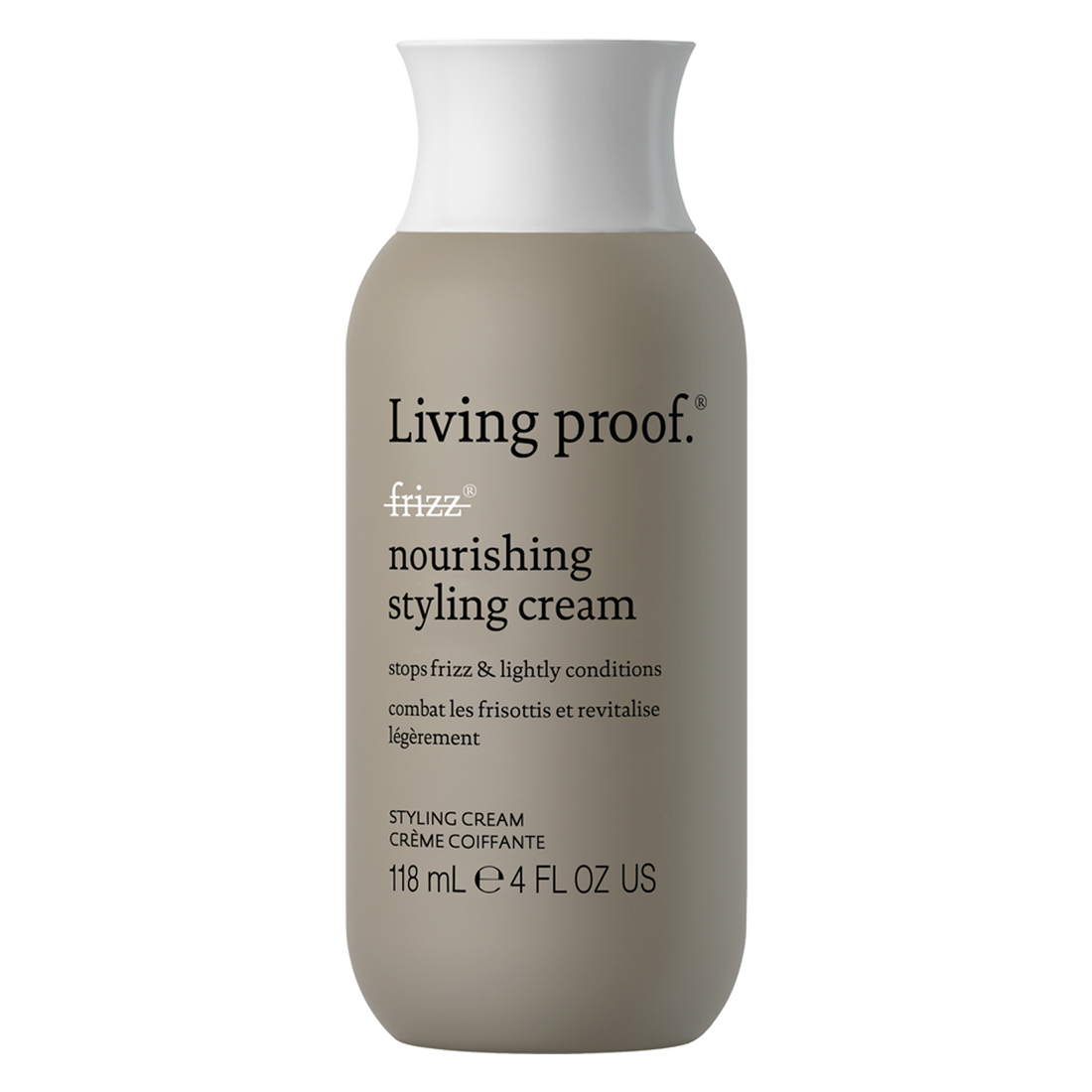 No Frizz Nourishing Stylin Cream Travel - Crema antifrizz protector térmico 118ml