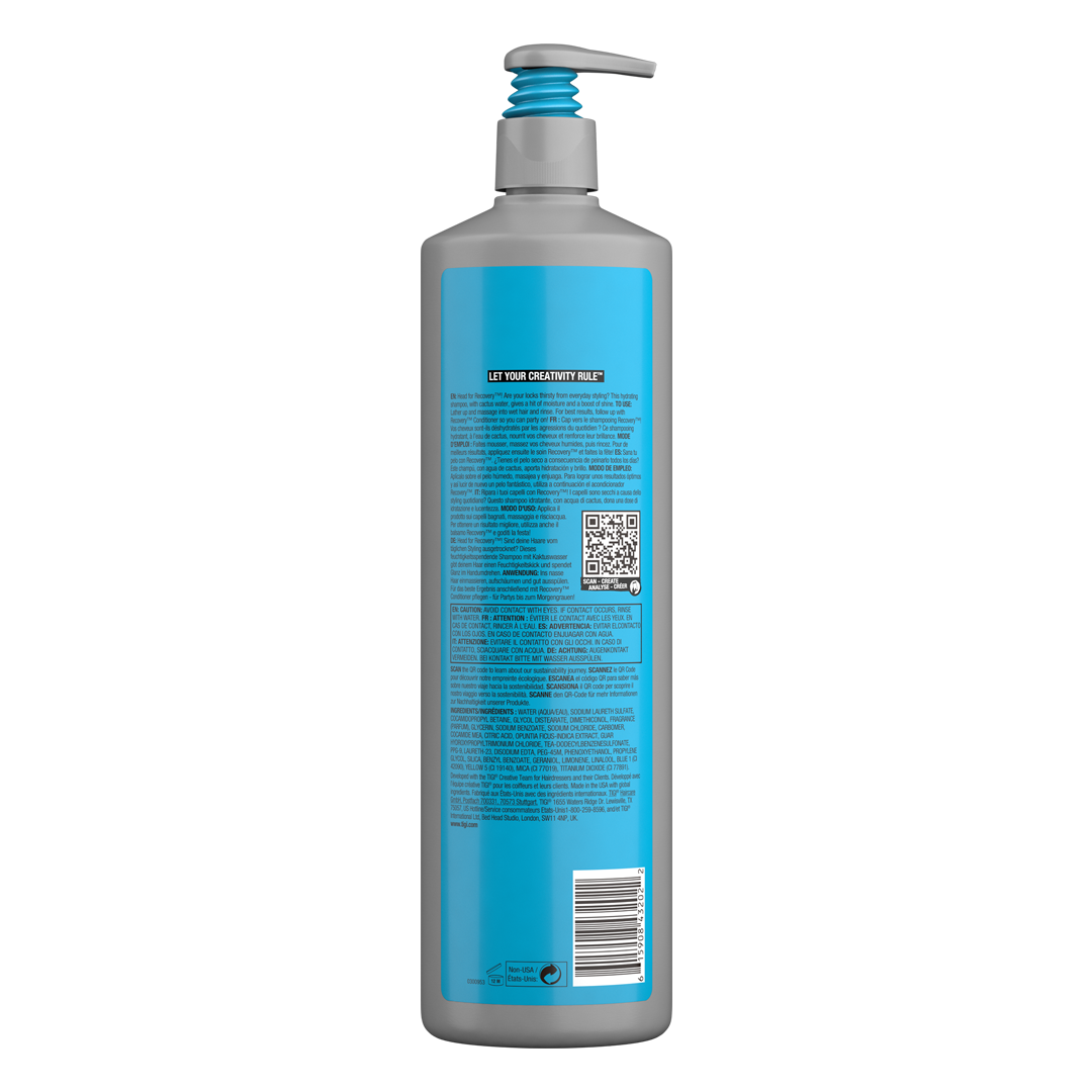 Recovery Shampoo Bed Head. Hidratante 970ml