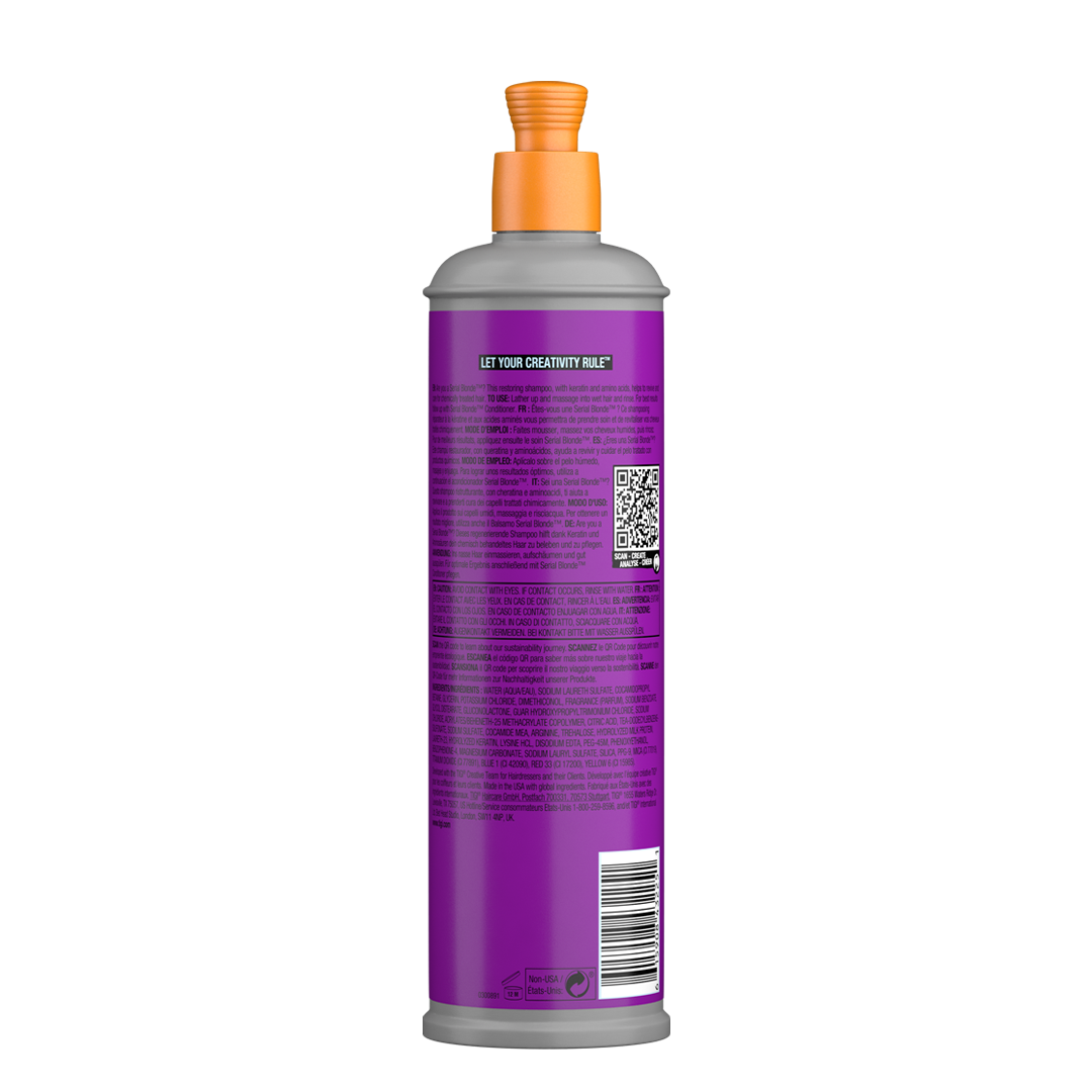 Serial Blonde Shampoo restaura pelo rubio 400ml