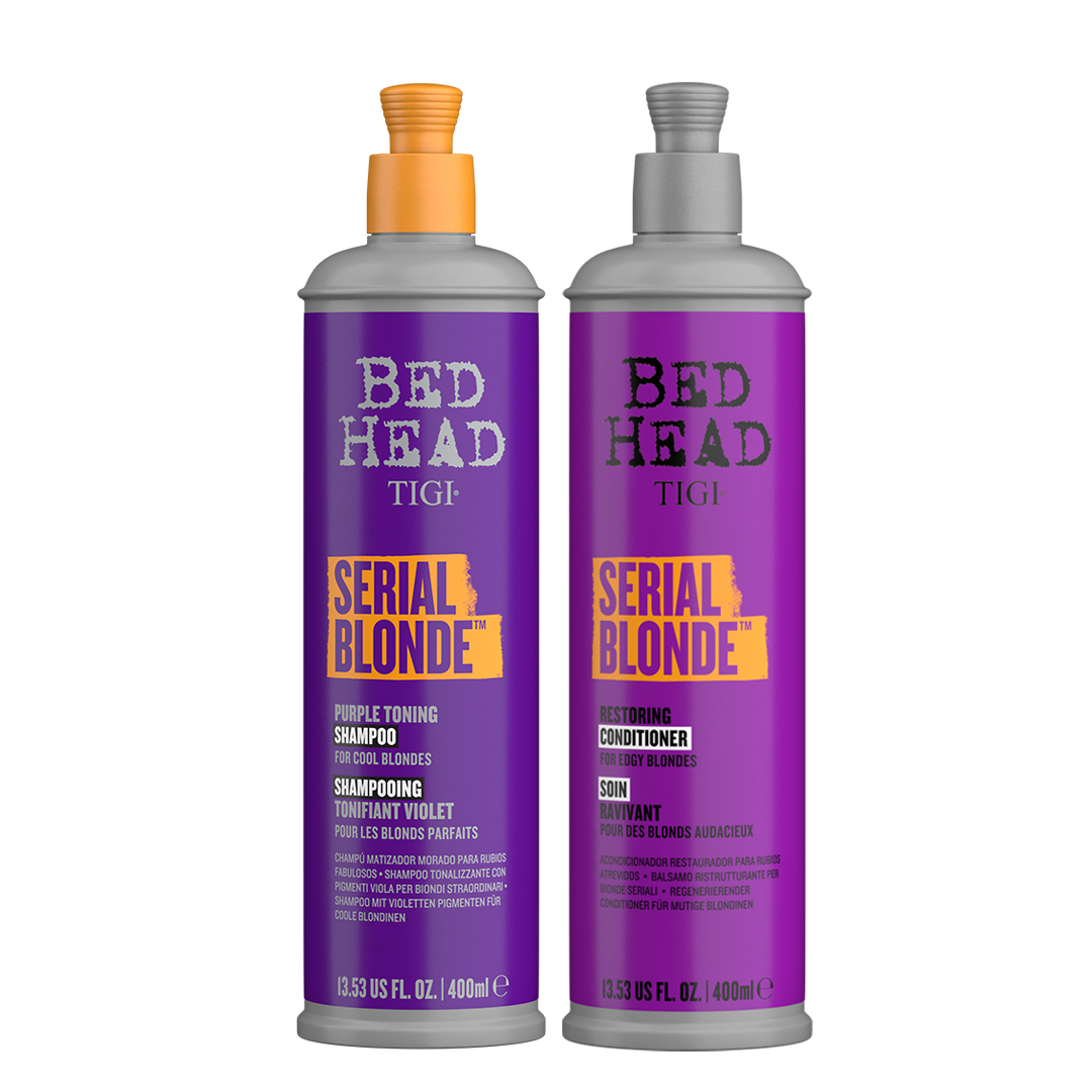 Pack Serial Purple Bed Head - Matizador Morado de Rubios 400ml