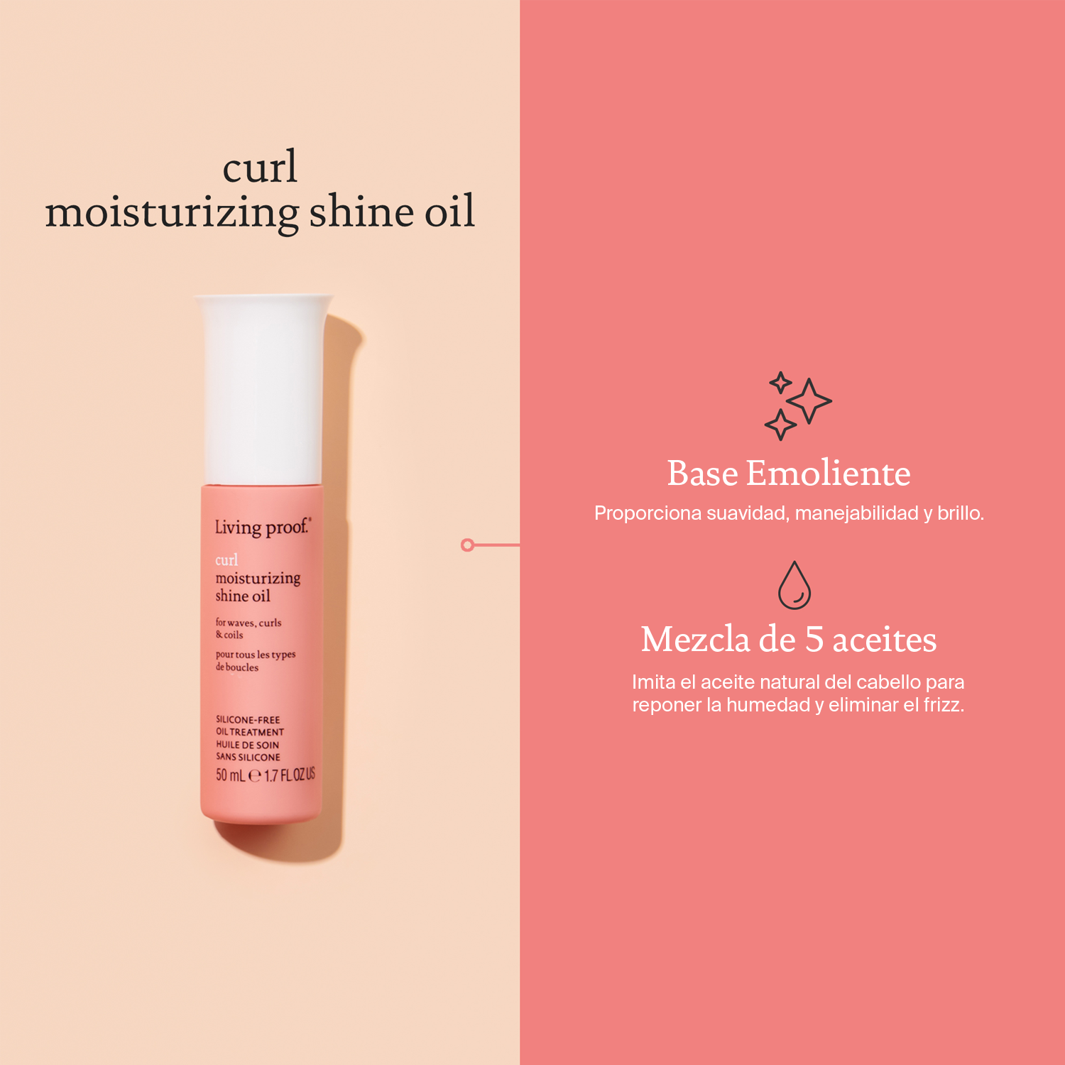 Curl Moisturizing Shine Oil 50 ml - Aceite capilar