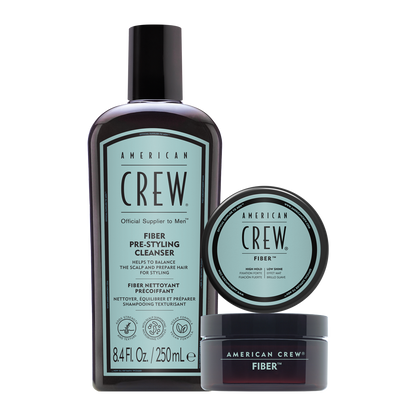 Set Fiber Pre-Styler Shampoo + Pomada