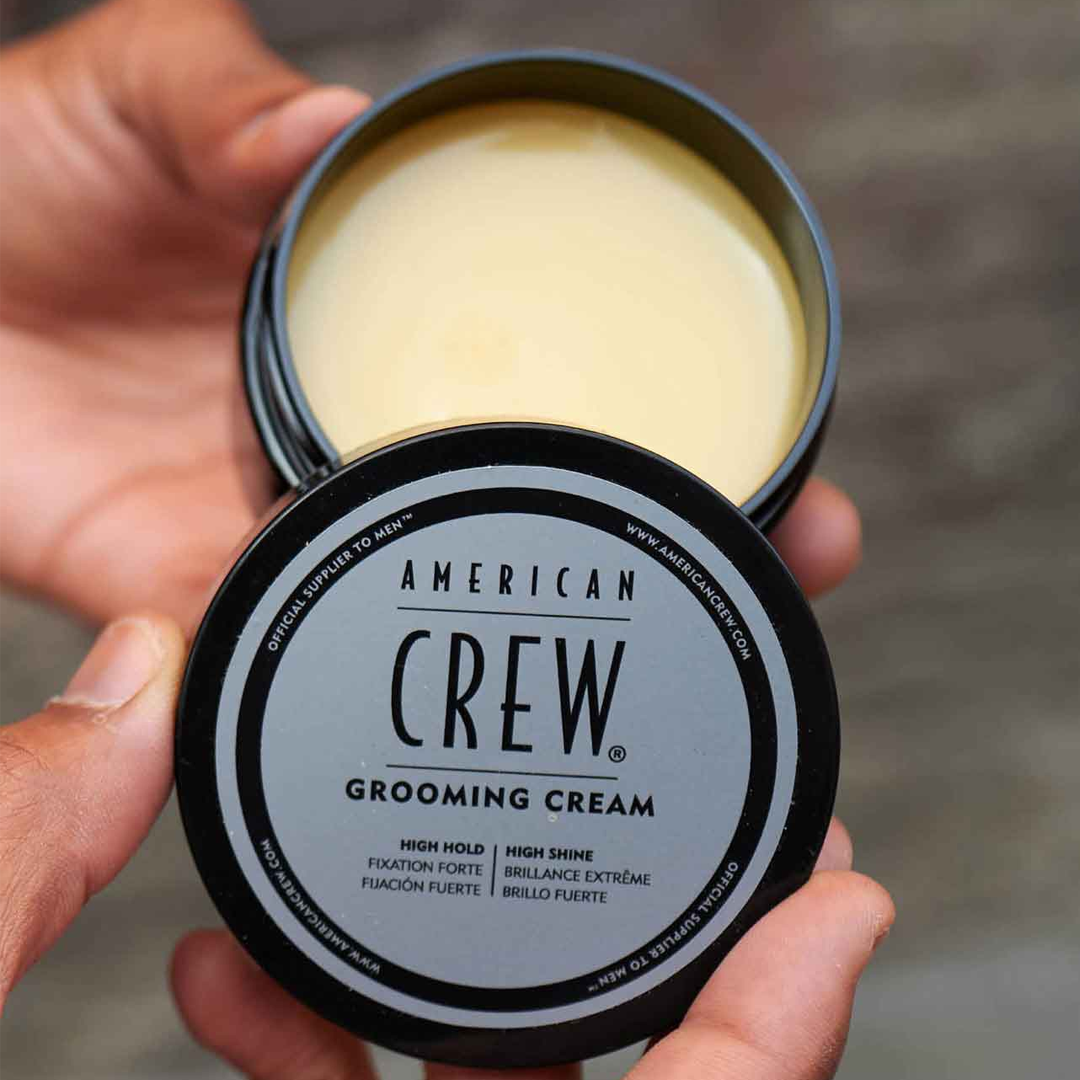 Pomade Grooming Cream 85grs. Fijación y brillo alto