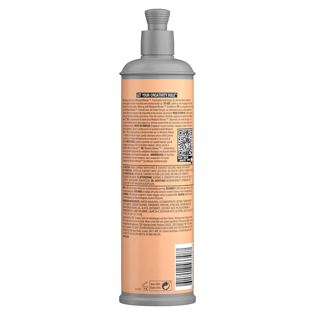 Moisture Maniac shampoo 400 ml - Bed Head by Tigi