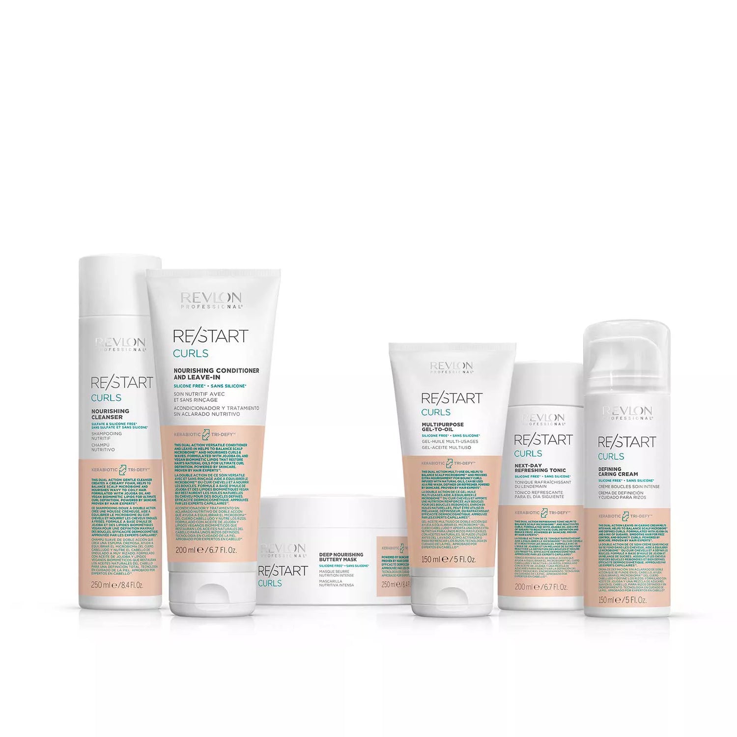Re/Start Curls Defining Caring Cream. Crema Para Definición Rizos 150 ml