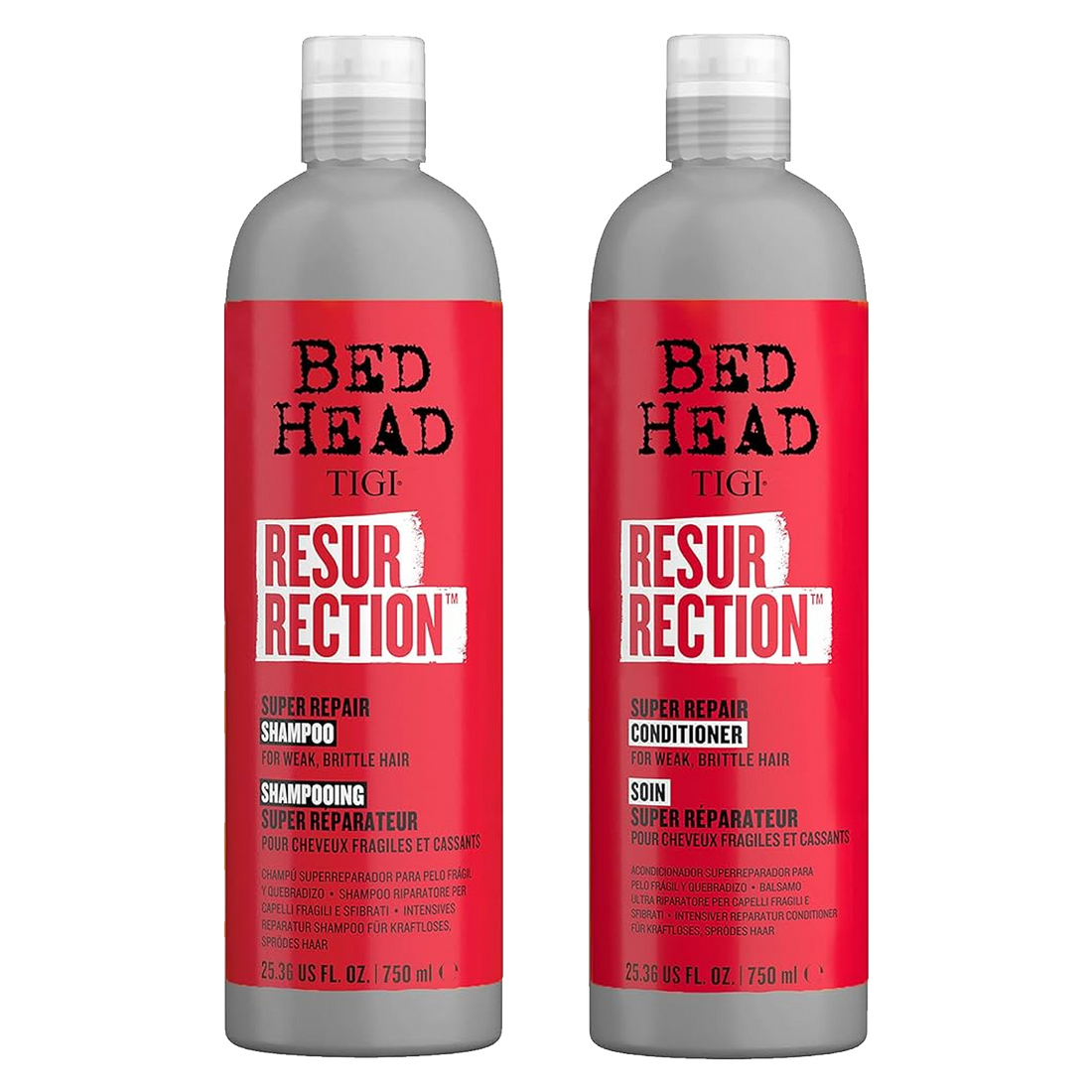 Pack Resurrection Bed Head Reparación Intensa 750 ml