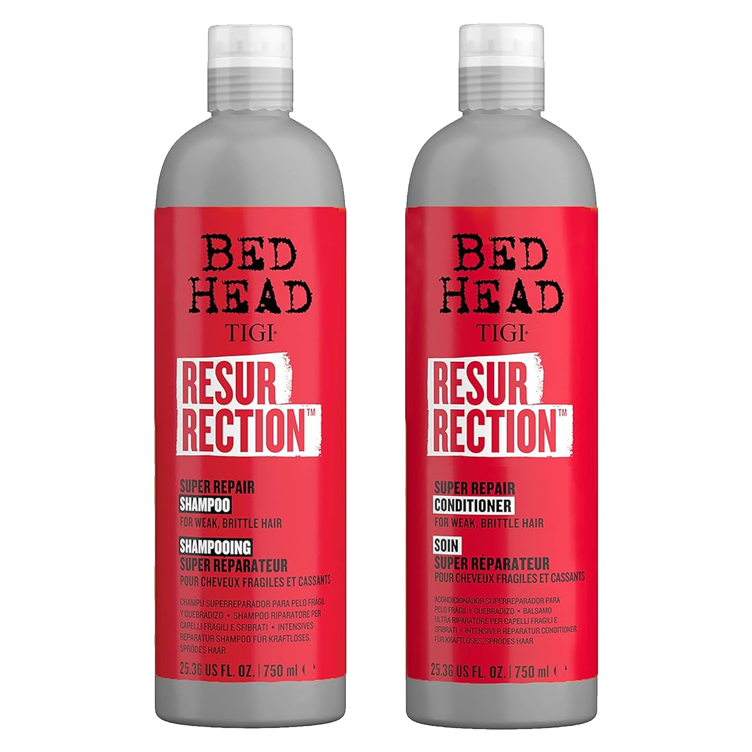 Pack Resurrection Bed Head Reparación Intensa 750 ml