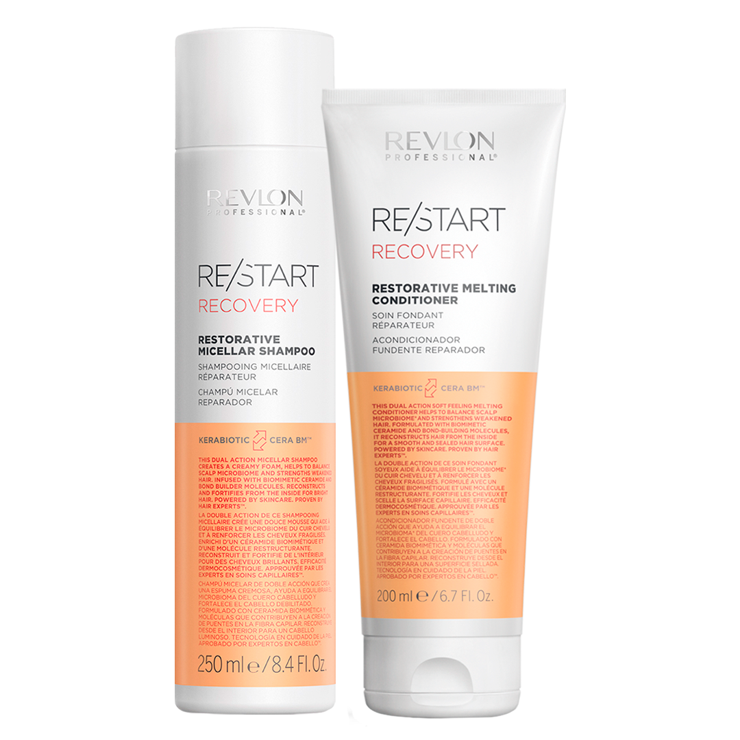 Set Shampoo y Acondicionador Recovery Restorative de Re/Start