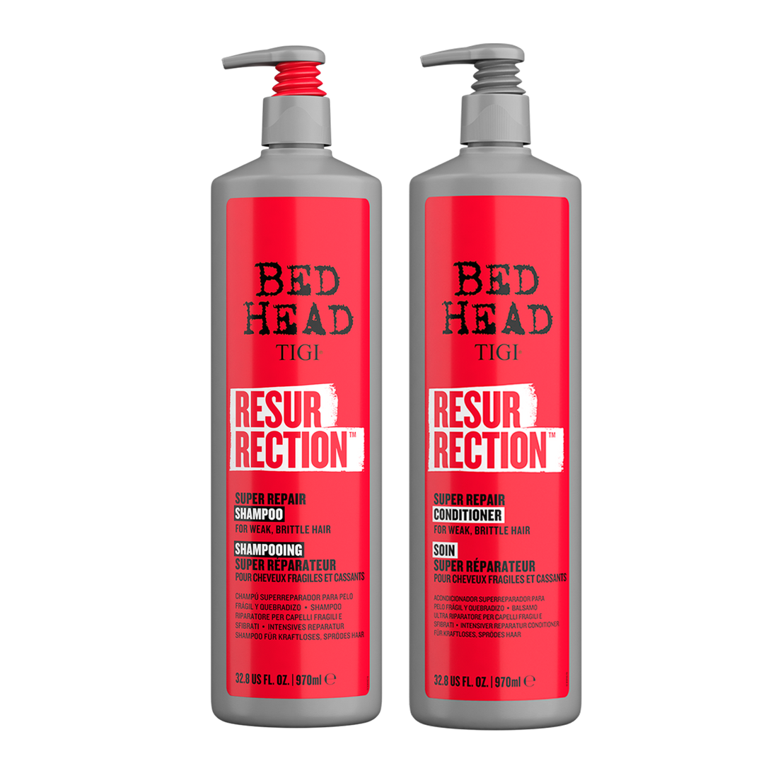 Pack Resurrection Bed Head Reparación Intensa 970ml