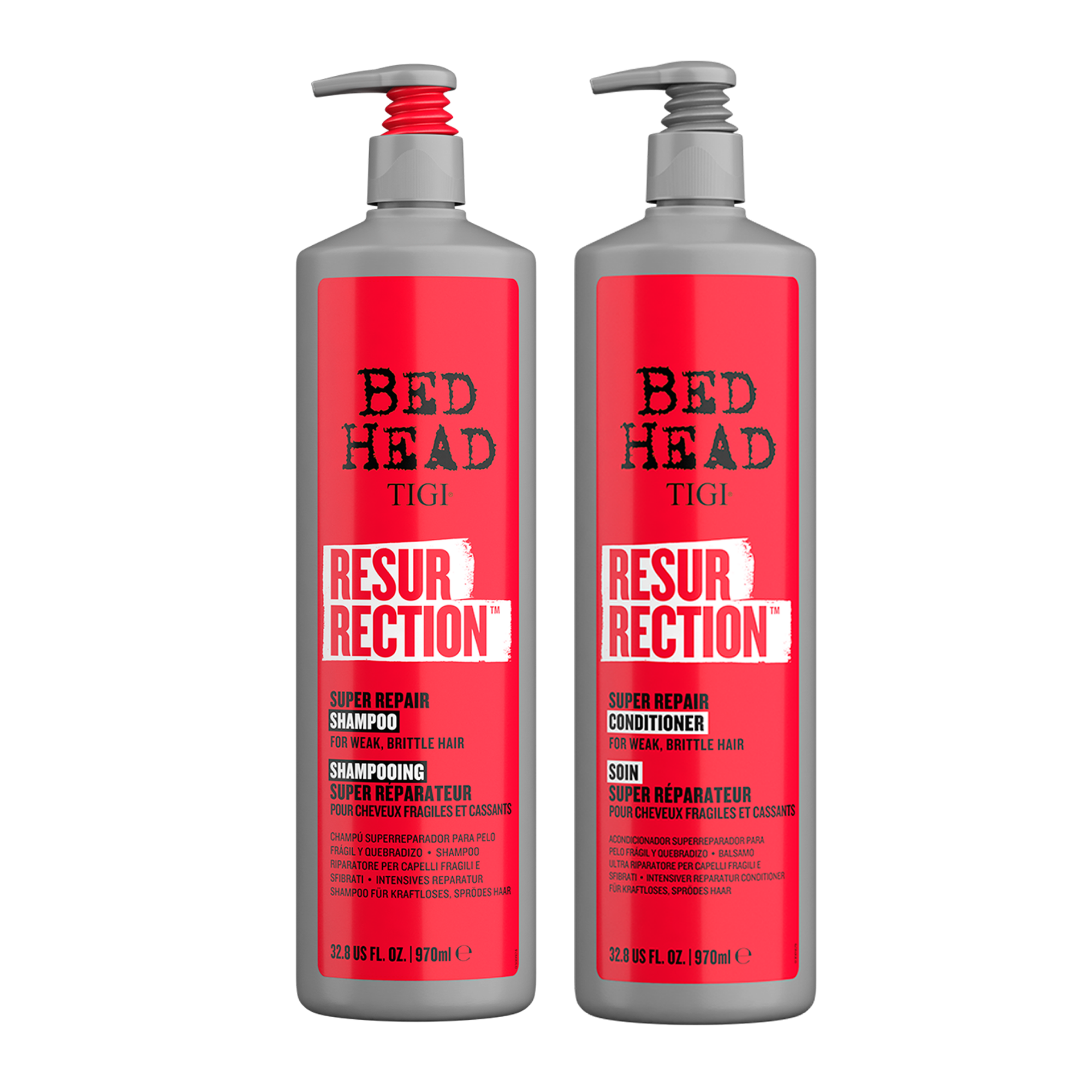 Pack Resurrection Bed Head Reparación Intensa 970ml